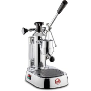 Europiccola Lusso Espressomaskin 0,8 liter Rustfrit stål, sort håndtag LPLELQ01EU