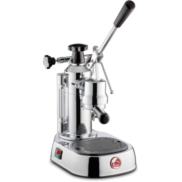 Europiccola Lusso Espressomaskin 0,8 liter Rustfrit stål, sort håndtag LPLELQ01EU