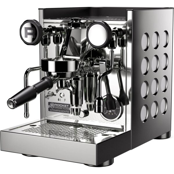 Appartamento TCA espressomaskine, krom/hvid